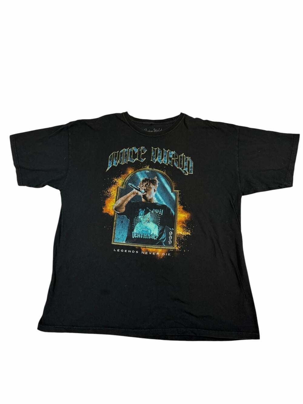 Juice WRLD Legends Never Die Graphic Tee Black XXL Rap Shirt Streetwear